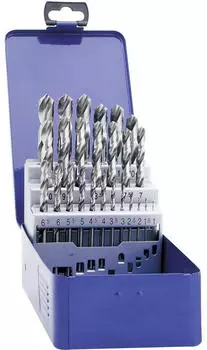 exact! Eventus Spiralbohrer-Set 19-teilig 1-10mm HSS-G DIN 338 (32003)