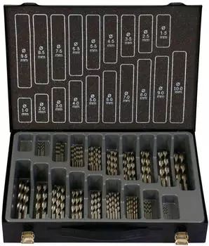 Projahn Bohrer-Magazin HSS-G TiN 170-tlg. 1-10mm (60615_TIN)