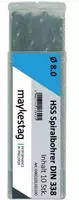 Alpen - 0060100790100 Hss Spiralbohrer 7.9 Mm Gesamtl&auml;nge 117 Mm Din 338 10 St.