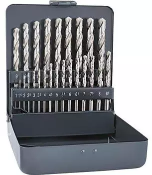 Maykestag Spiralbohrer-Kassette HSS-Co5 DIN338RN 1&ndash;13mm 25-teilig (0000100225100)