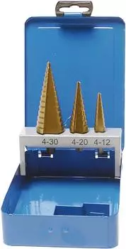 SW-Stahl Stufenbohrersatz HSS-G TiN, 3-teilig (82415L)