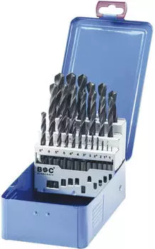 BOHRCRAFT Werkzeuge Spiralbohrer-Kassette HSS DIN338RN 1&ndash;13mm 25-teilig (11001310025)