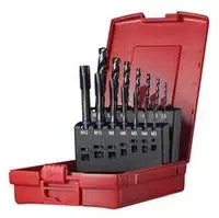 Dormer L114306 Serie L114 HSS DIN Gewindebohrer-Set, hell, E240+A108, 14-teilig