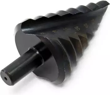 Wiltec Stufenbohrer HSS Titanbeschichtung 10-45mm f&uuml;r Stahl & Kunststoff (61521)