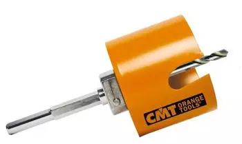 CMT Orange Tools Werkzeughalter mit Zentrierbohrer HW für Lochsägen D=14-30mm (550-HW1)