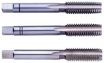 exact! Handgewindebohrer-Set M2 0,4mm HSS DIN 352, 3-teilig (10092)
