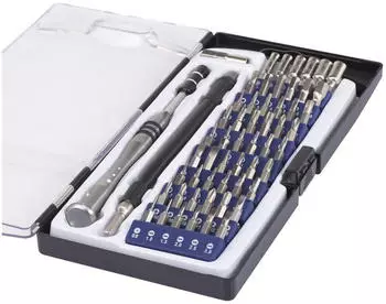 BASEtech Bit-Set 58-teilig Innensechskant, TX, Innenvierkant, Tri-Wing (1430586)