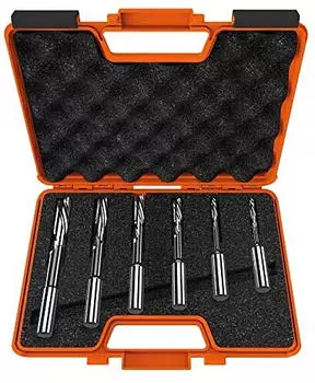 CMT Orange Tools Set mit 6 Spiralbohrern zum Stemmen (160.001.10)