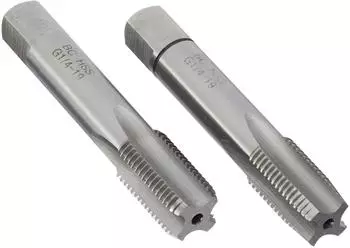 BOHRCRAFT Werkzeuge Hand-Gewindebohrer-Satz HSS-G DIN 5157 Gasgewinde G 1/4" 2-tlg. (41021100014)