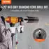 VEVOR Diamantbohrkrone 108mm Nass/Trocken, 241,3mm Bohrtiefe, 5/8