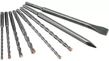 Alpen F4 Forte Mix Hammerbohrer- und Mei&szlig;el-Set SDS-plus 8-teilig (500008100)