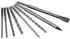 Alpen F4 Forte Mix Hammerbohrer- und Meißel-Set SDS-plus 8-teilig (500008100)