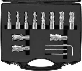 VEVOR Kernbohrer-Satz 13-tlg. 7/16"&ndash;1-1/16" Schnitttiefe 25,4mm