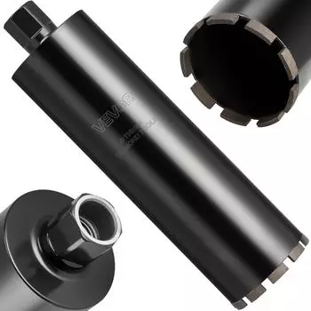 VEVOR Nass-Diamantbohrkrone 114mm, 356mm Bohrtiefe, Beton (114*350)