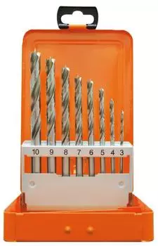 Projahn PrimeCut Holzspiralbohrer-Set HSS M2, 8-teilig, 3-10mm (19701)