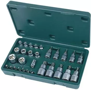 Mannesmann Spezial-Schraubsatz Torx T-Profil 29-tlg. (M189-29)