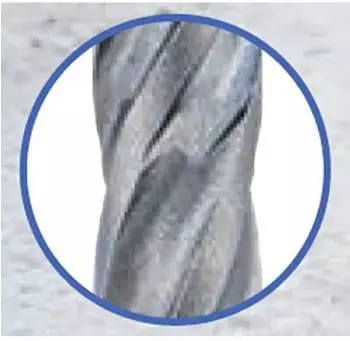 Alpen Force X SDS-Plus Hammerbohrer Vierschneider &Oslash;32mm, 450/400mm (87503200100)