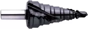 exact! Stufenbohrer mit Spiralnut HSS TiAlN-Beschichtung 7-40,5mm (5317)