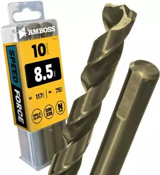 Amboss Speed Force Spiralbohrer HSS-E DIN 338 Ø8,5mm (855-33628)