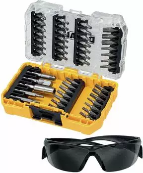 DeWalt DT70704 Schraubendreher-Set 47-teilig + Schutzbrille (DT70704-QZ)
