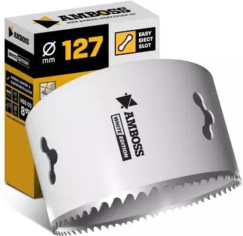 Amboss Lochs&auml;ge Bi-Metall HSS M42, &Oslash; 127mm, Schnitttiefe 48mm
