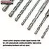 LuxusKollektion SDS Plus Hammerbohrer-Set 7-tlg. Beton/Stahlbeton 5-12mm PGM Kreuzkopfschneider