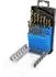 LuxusKollektion Metallbohrer HSS M35 Kobalt 5% DIN338 135° Split Point 1-10mm, 19-tlg.