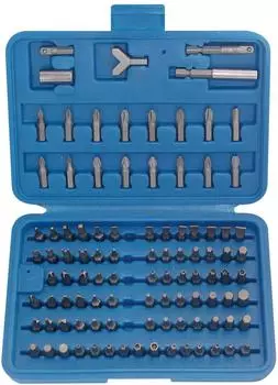 BGS Sicherheits-Bit-Satz Außensechskant 6,3mm (1/4") 100-tlg. (765)