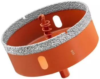 LuxusKollektion Diamant-Lochs&auml;ge mit Zentrierbohrer 95mm, f&uuml;r Fliesen, Glas, Granit