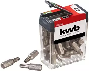 KWB Schrauberbit-Set 25-teilig 1/4" T25 (120296)