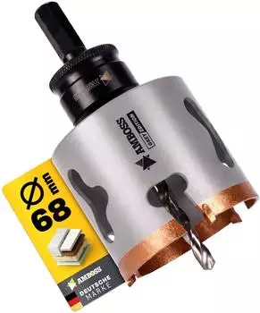 Amboss HM Lochs&auml;ge 68mm mit 6-kant Standardaufnahme