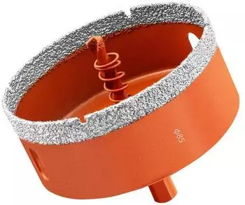 LuxusKollektion Diamant-Lochs&auml;ge mit Zentrierbohrer 85mm f&uuml;r Fliesen, Glas, Granit