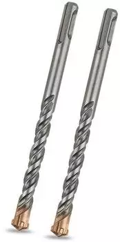 LuxusKollektion SDS Plus Hammerbohrer 12mm x 160mm, 4 Hartmetallschneiden (2 St&uuml;ck)