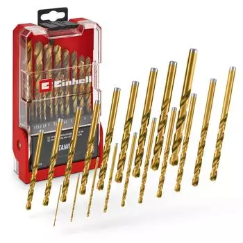 Einhell HSS-TiN Spiralbohrer-Set 19-teilig, 1-10mm (427019)