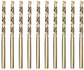 LuxusKollektion HSS-Kobalt Spiralbohrer 3,5mm x 70mm, 10 St&uuml;ck, DIN 338 f&uuml;r Edelstahl