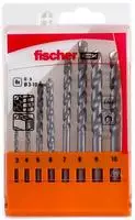 fischer Steinbohrer D-S Set 3-10mm P 8-teilig