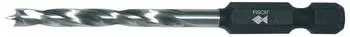 FISCH Holzspiralbohrer 5mm HSS mit 1/4" Bit-Aufnahme DIN3126 (013BE0500)