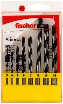 Fischer Betonbohrer-Satz CTS 8 D-C Set 3-10mm, 8-teilig (536607)