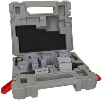 Bosch Professional PRO Multi Material Lochs&auml;gen-Sortiment inkl. Koffer, 17-tlg. (2608900525)