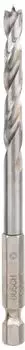 Bosch Professional PRO Wood HSS Holzspiralbohrer, 6x49x105mm, 1 St&uuml;ck (2608577703)