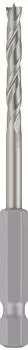 Bosch Professional PRO Wood HSS Holzspiralbohrer, 4x35x87mm, 1 St&uuml;ck (2608577701)