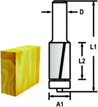 Makita B&uuml;ndigfr&auml;ser, (R1)9.5x(D)6x26x66.9mm, 1 St&uuml;ck (D-47690)