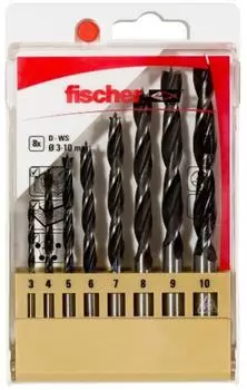 fischer D-WS Holzbohrer-Sortiment, 8-tlg. (536609)