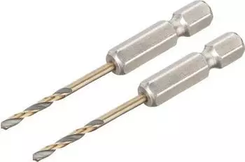 DeWalt DT20601 Black & Gold HSS-G Spiralbohrer, 2.5x15x60mm, 2 St&uuml;ck