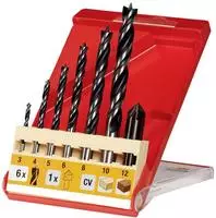 kwb 514200, Kwb 514200 Holz-Spiralbohrer-Set 3 mm, 4 mm, 5 mm, 6 mm, 8 mm, 10mm 7St.