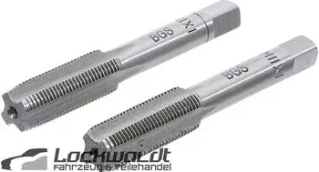 BGS technic Gewindebohrer Vor- und Fertigschneider, 2er-Pack (1900-M)