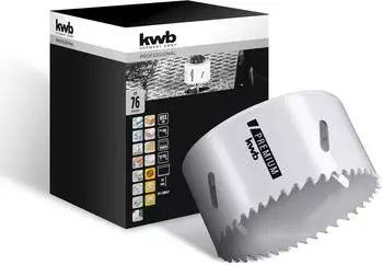 kwb HSS-CO-Bi-Metall Lochs&auml;ge, 76x38mm, 1 St&uuml;ck (598076)