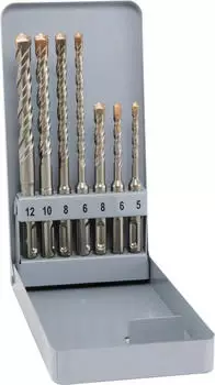 Alpen F4 forte KM7 SDS-plus Hammerbohrer-Sortiment inkl. Werkzeugbox, 7-tlg. (0000500007100)