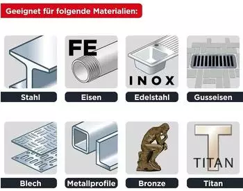 kwb HI-NOX HSS M2 Metallbohrer, 1er-Pack