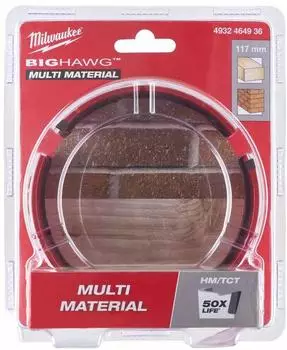 Milwaukee Big Hawg Lochsäge, 117x60mm, 1 Stück (4932464936)